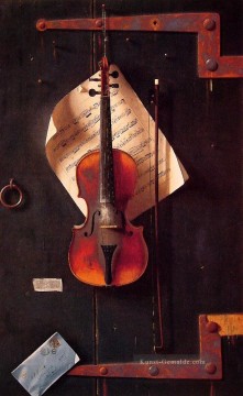 William Harnett Werke - Die alte Violine Irish William Harnett